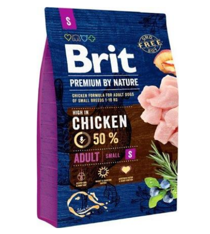 Brit Premium by Nature ADULT Small dog 3kg